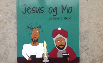 Forside på 'Jesus og Mo - De bedste striber.'