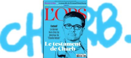 Stéphane Charbonnier på forsiden af L'Obs.