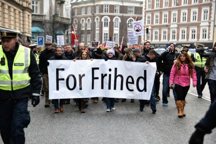 Det er ikke For Frihed, der skaber balladen. Her foto fra en tidligere demonstration.