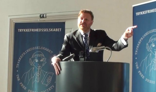 Mark Steyn udløste både latter og klapsalver. FOTO: Eyvind DK