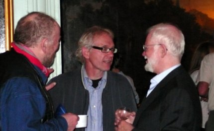 Kurt Westergaard, Lars Vilks og Lars Hedegaard i 2007. Foto: Steen R.