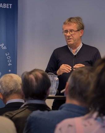 Nils Gunder Hansen mente der var et markant brud i Krarups forfatterskab. FOTO: Thomas Fog